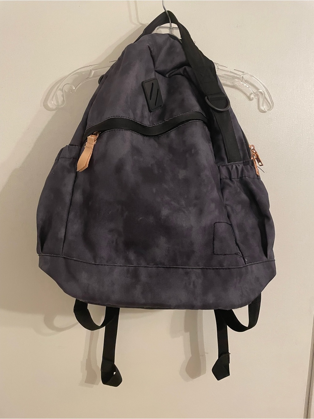 adidas Slate Gray Tie-Dye Backpack with Black Straps